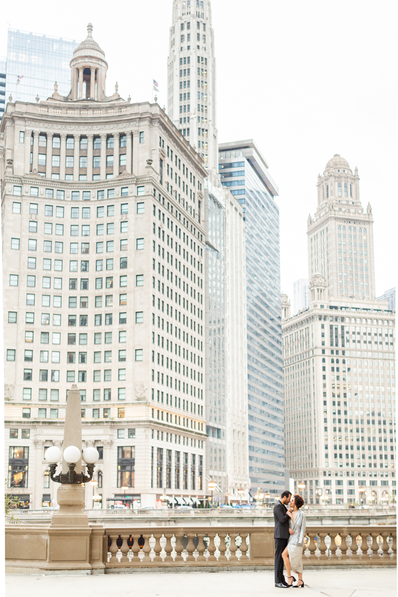 Chicago Engagement Session with Styling by Lauren Field Design 