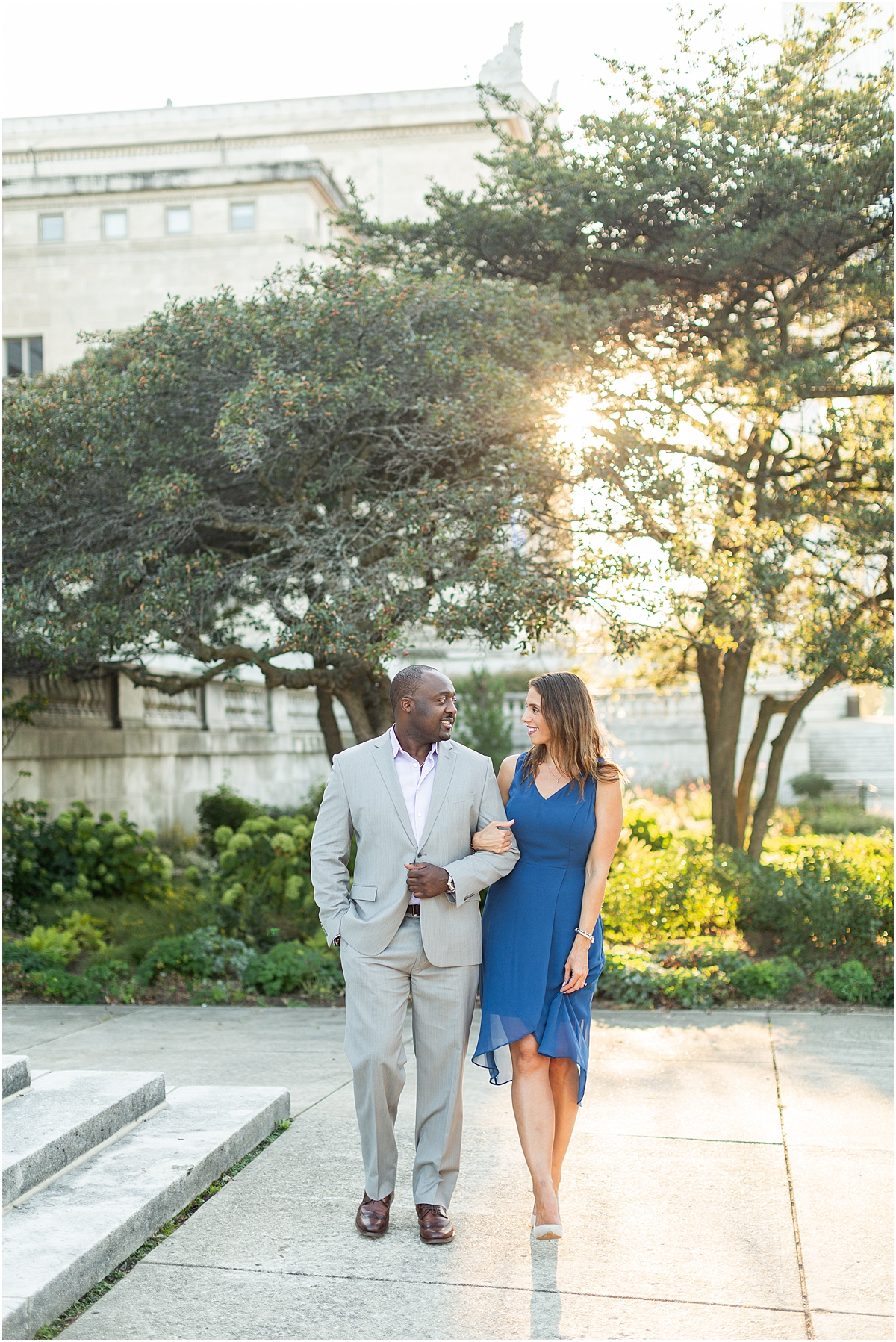 timeless engagement portraits at Chicago Museum Campus