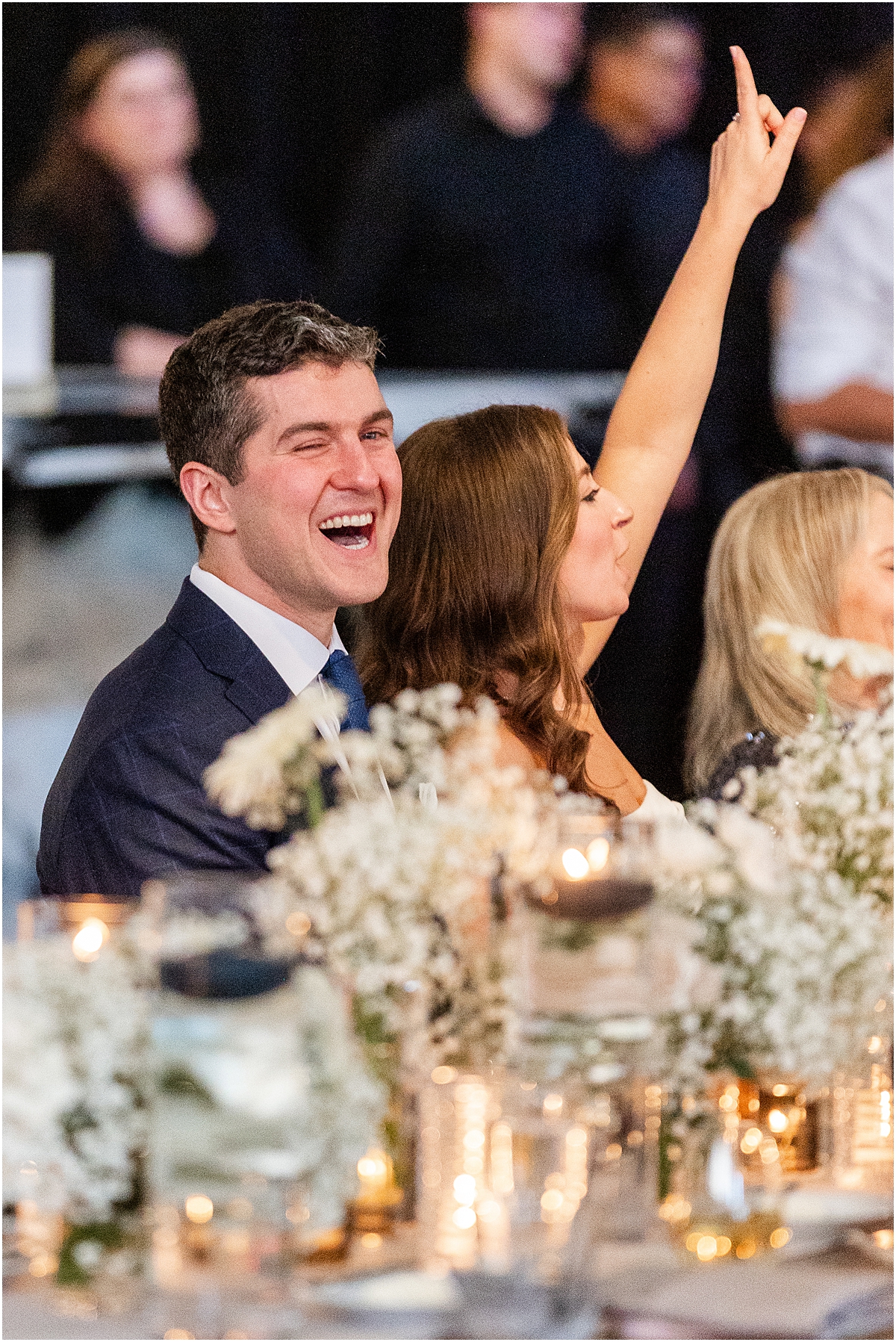 candid portraits from Chic Chicago Wedding Celebration at City Hall Chicago Events