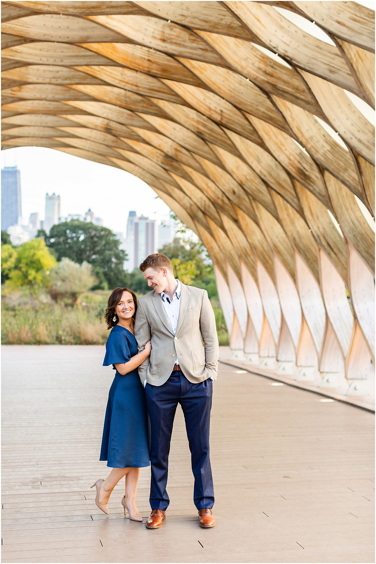 12 Best Chicago Engagement Session Locations at Nature boardwalk at Lincoln Park Zoo
