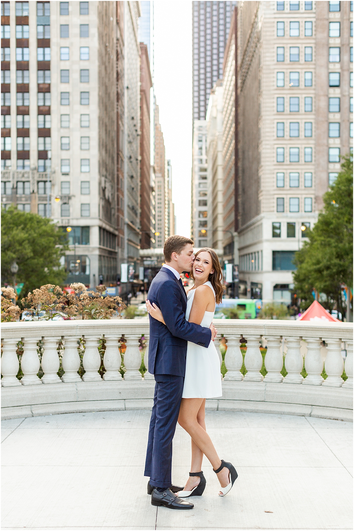Engagement session in Chicago 