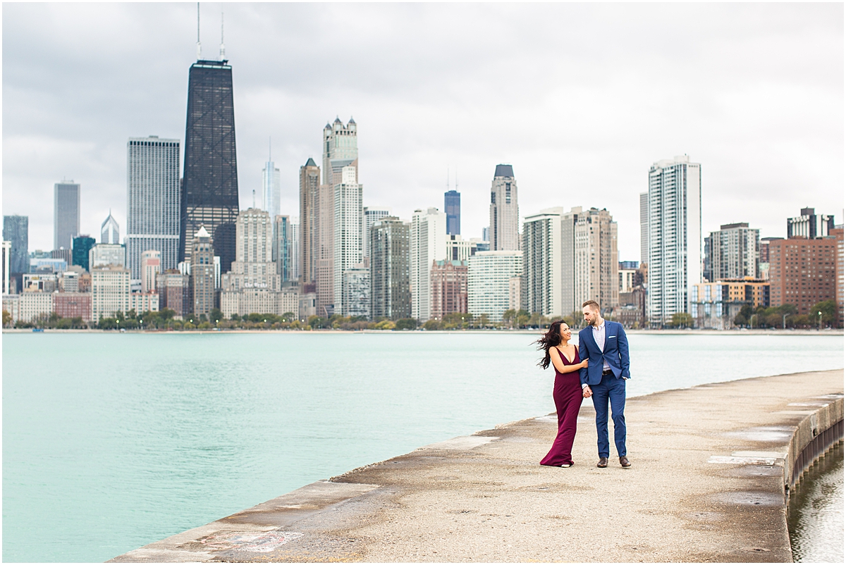 North Ave. Beach is one of the 12 Best Chicago Engagement Session Locations