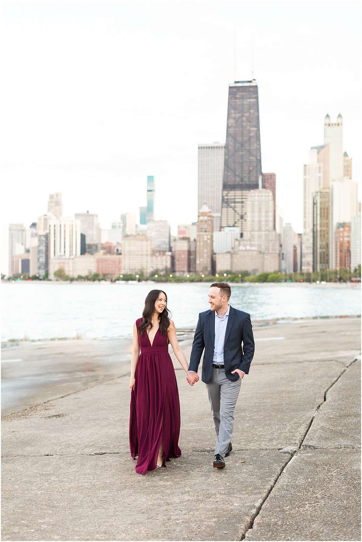 12 Best Chicago Engagement Session Locations - North Ave. beach 