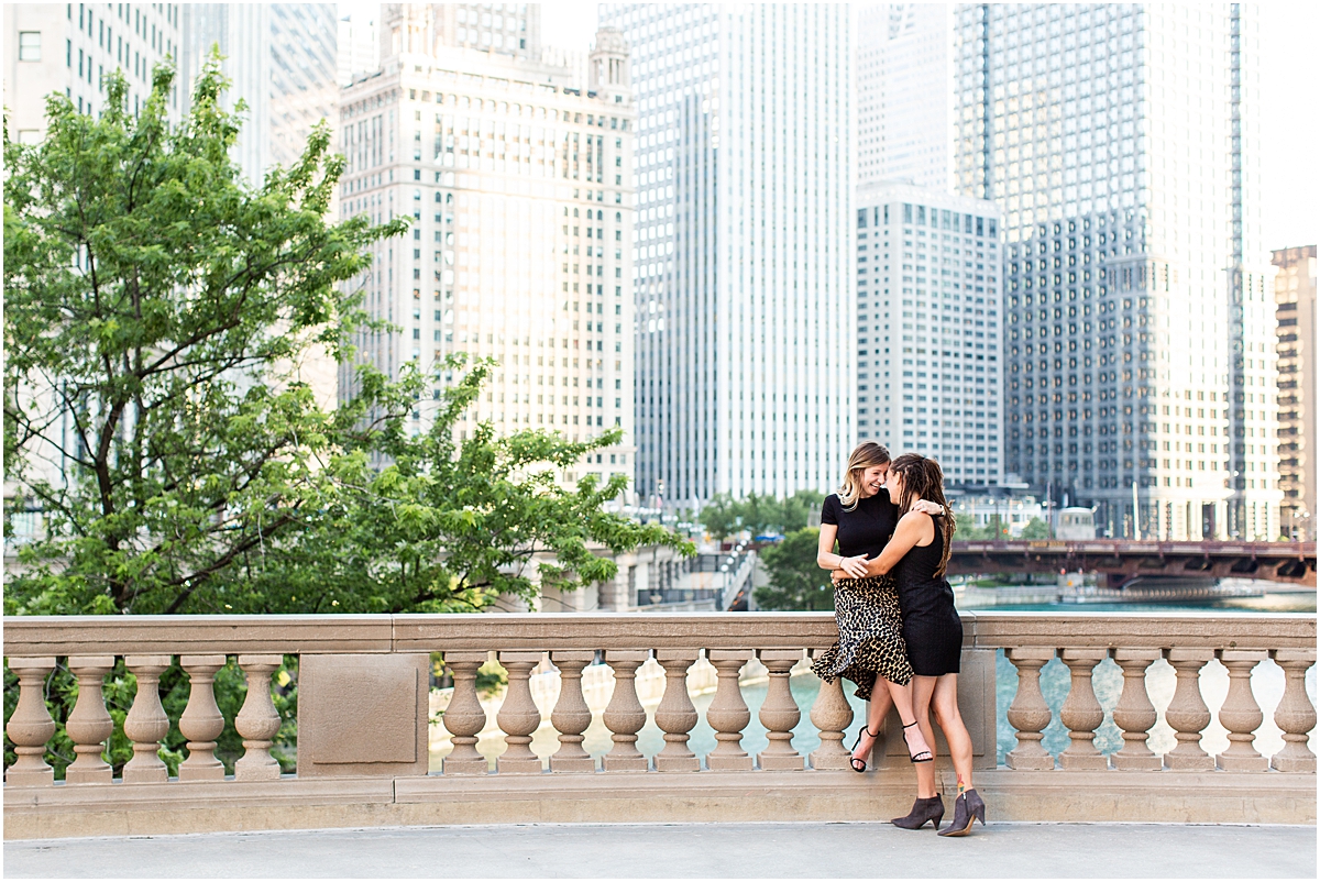 Wrigley Building - top 12 Chicago Engagement Session Locations