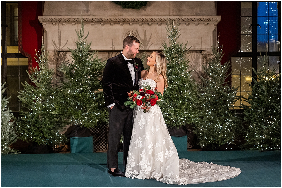 Christmas wedding at The Chicago Club