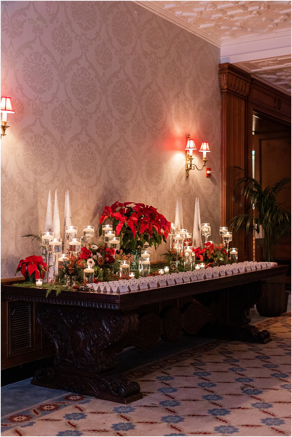 elegant christmas decorations from Chicago Club Winter Wedding