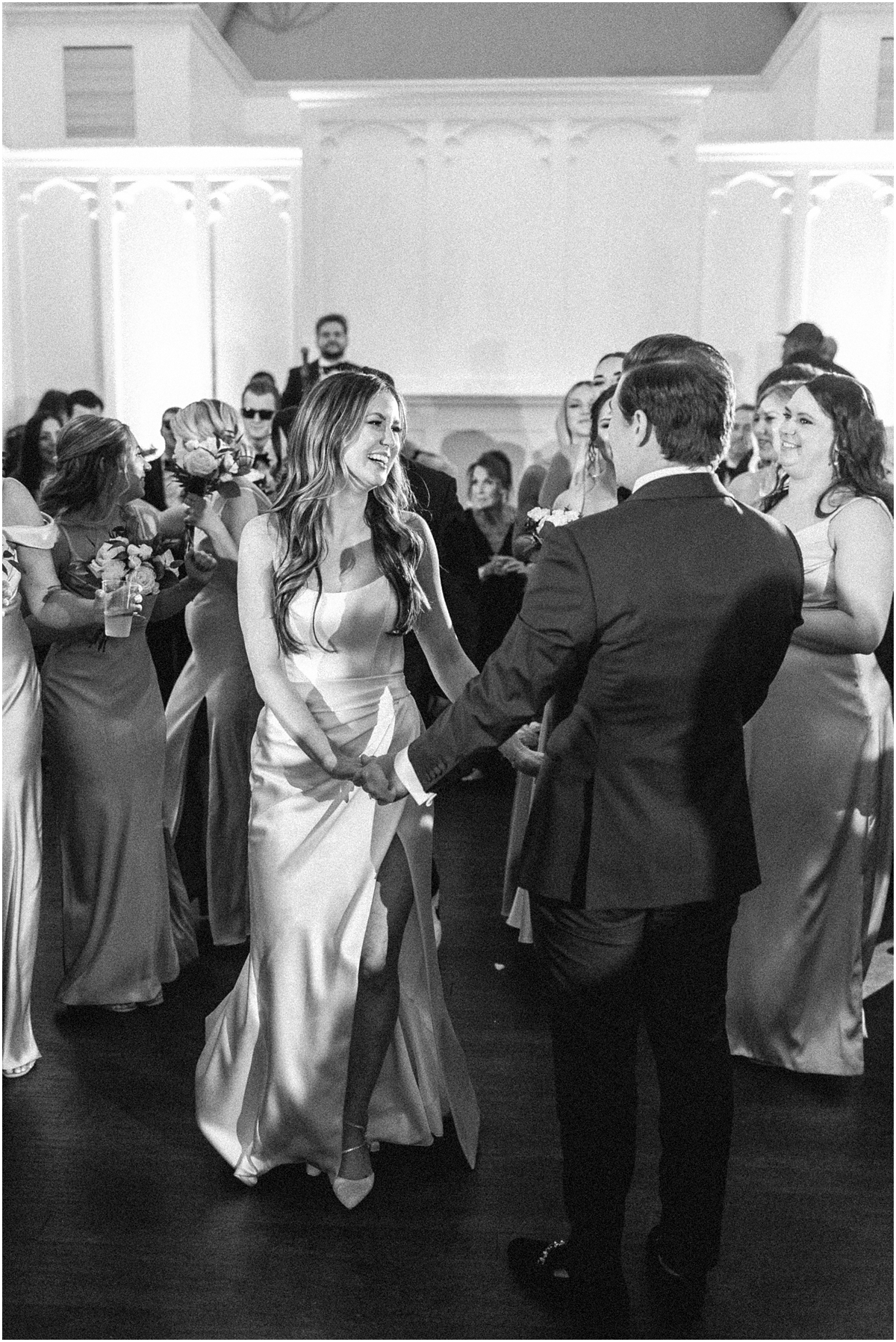 bride and groom share first dance at The Covenant At Murray Mansion Wedding
