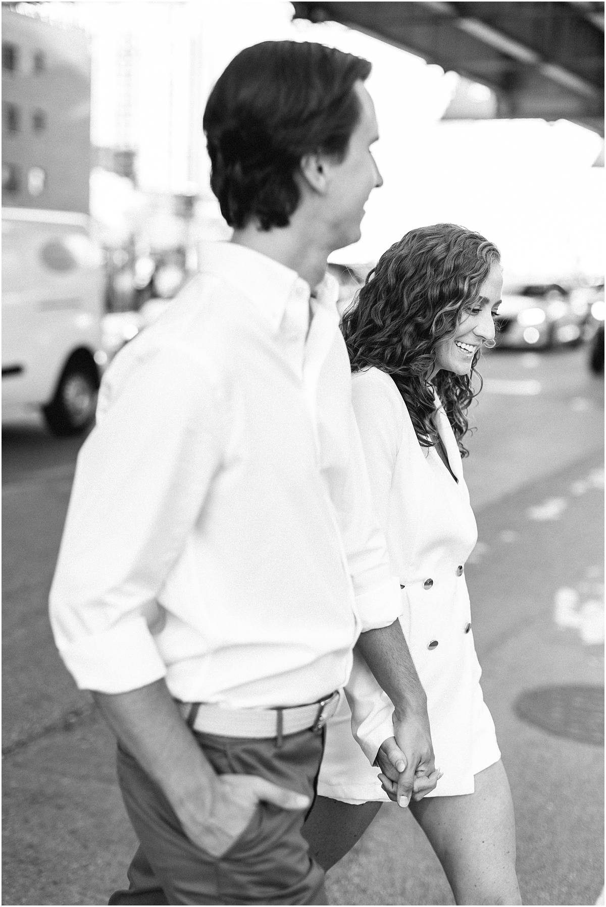 Chicago West Loop and North Avenue Engagement Session