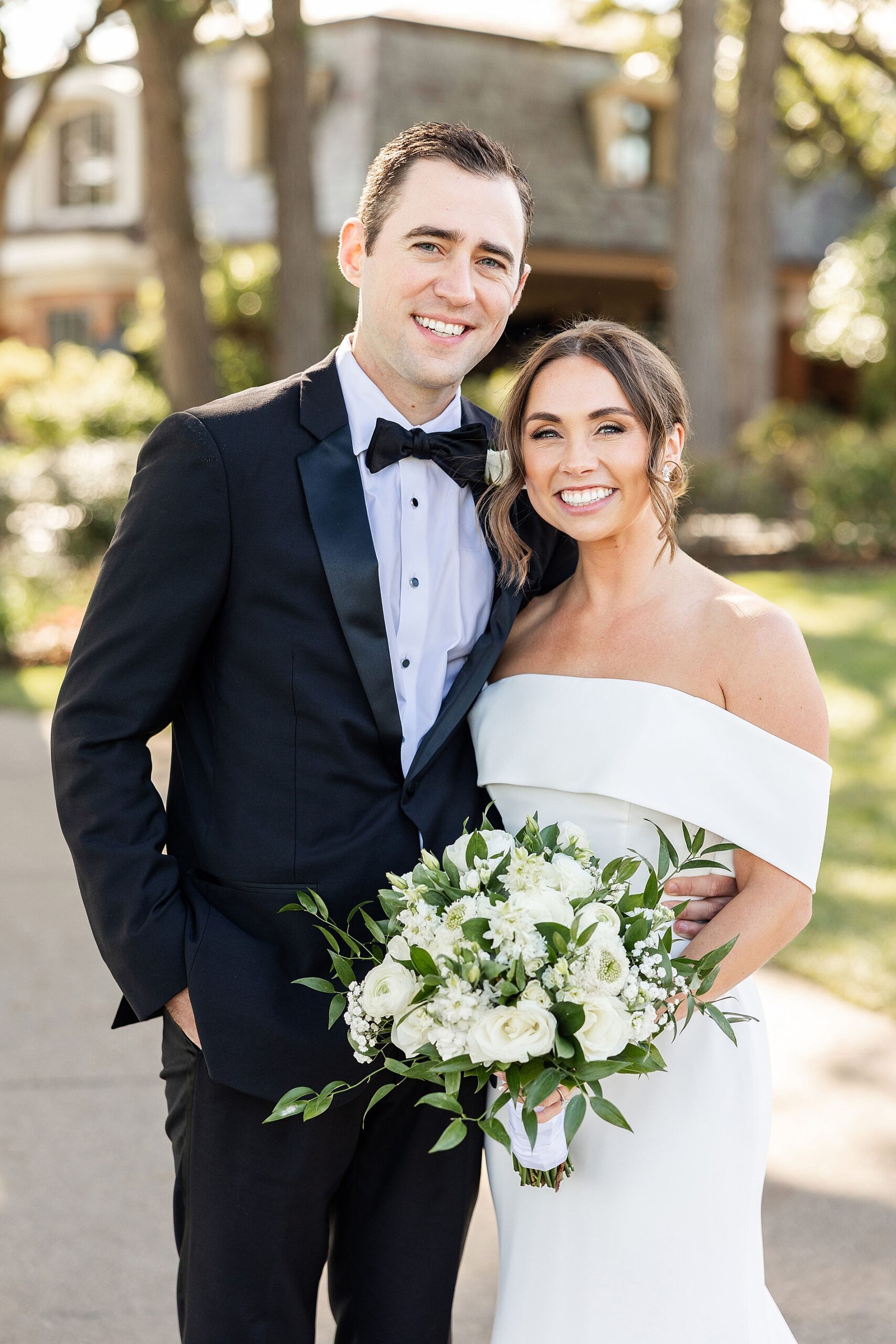Fall Butterfield Country Club Wedding portraits