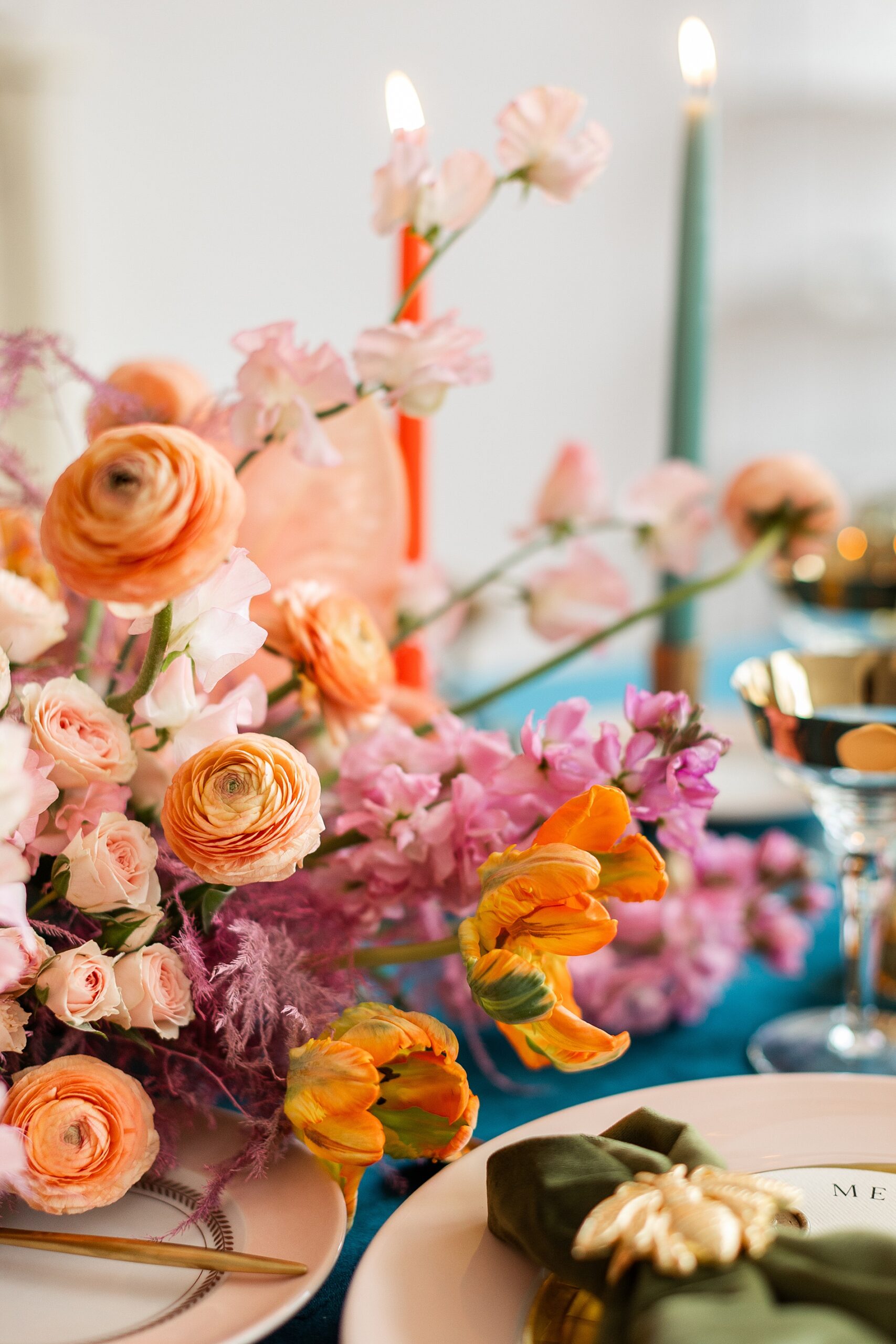 colorful florals from editorial