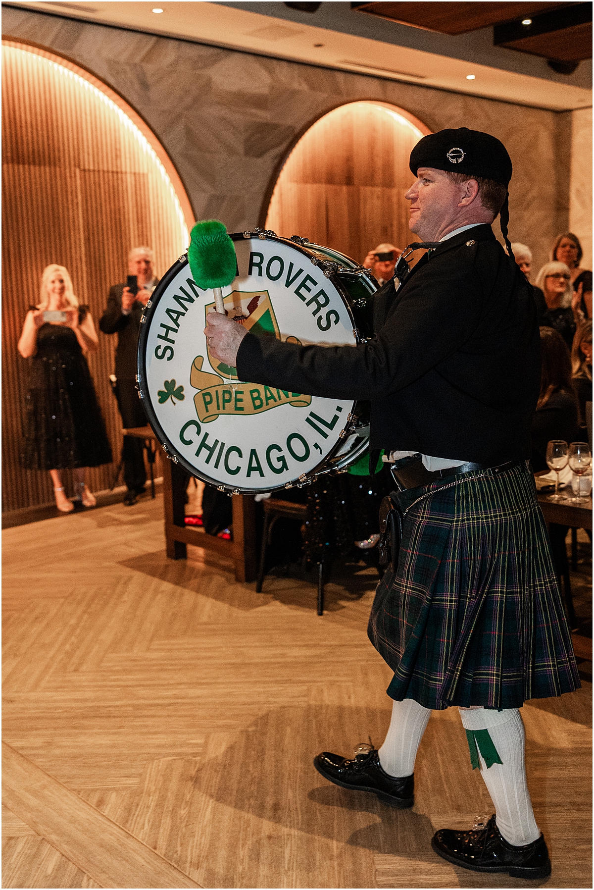 Shannon Rovers perform at St. Patrick's Day Wedding at Chicago Winery