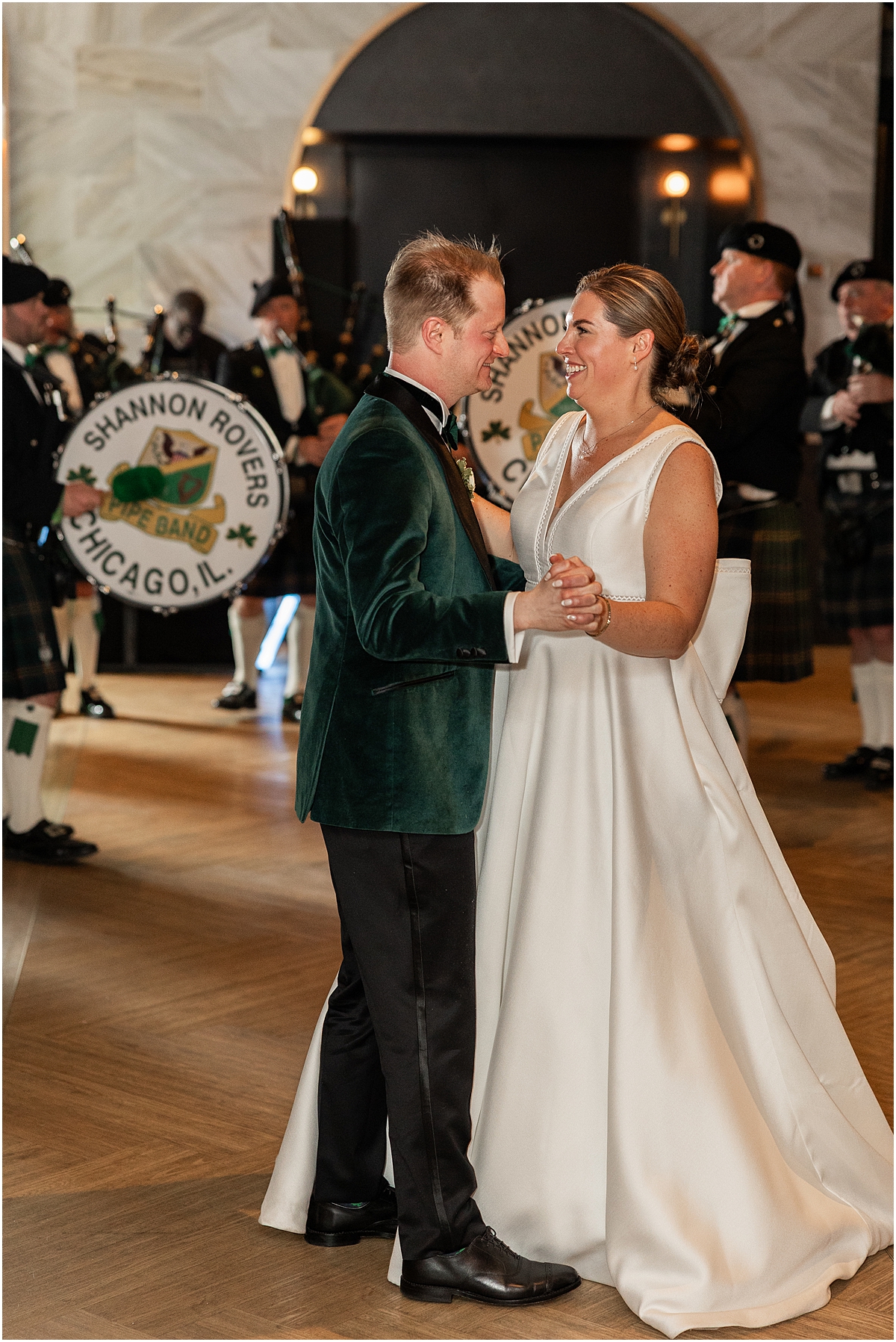 St. Patrick's Day wedding at Chicago Winery