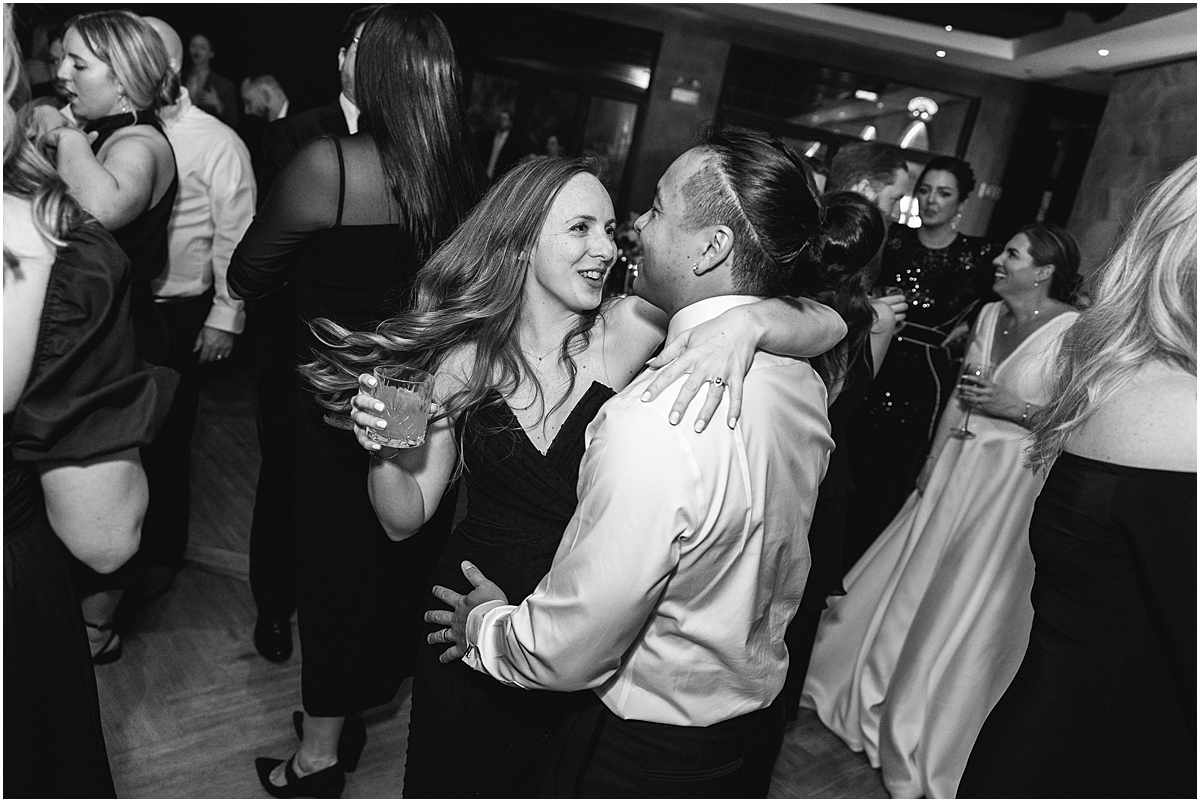 candid wedding reception photos