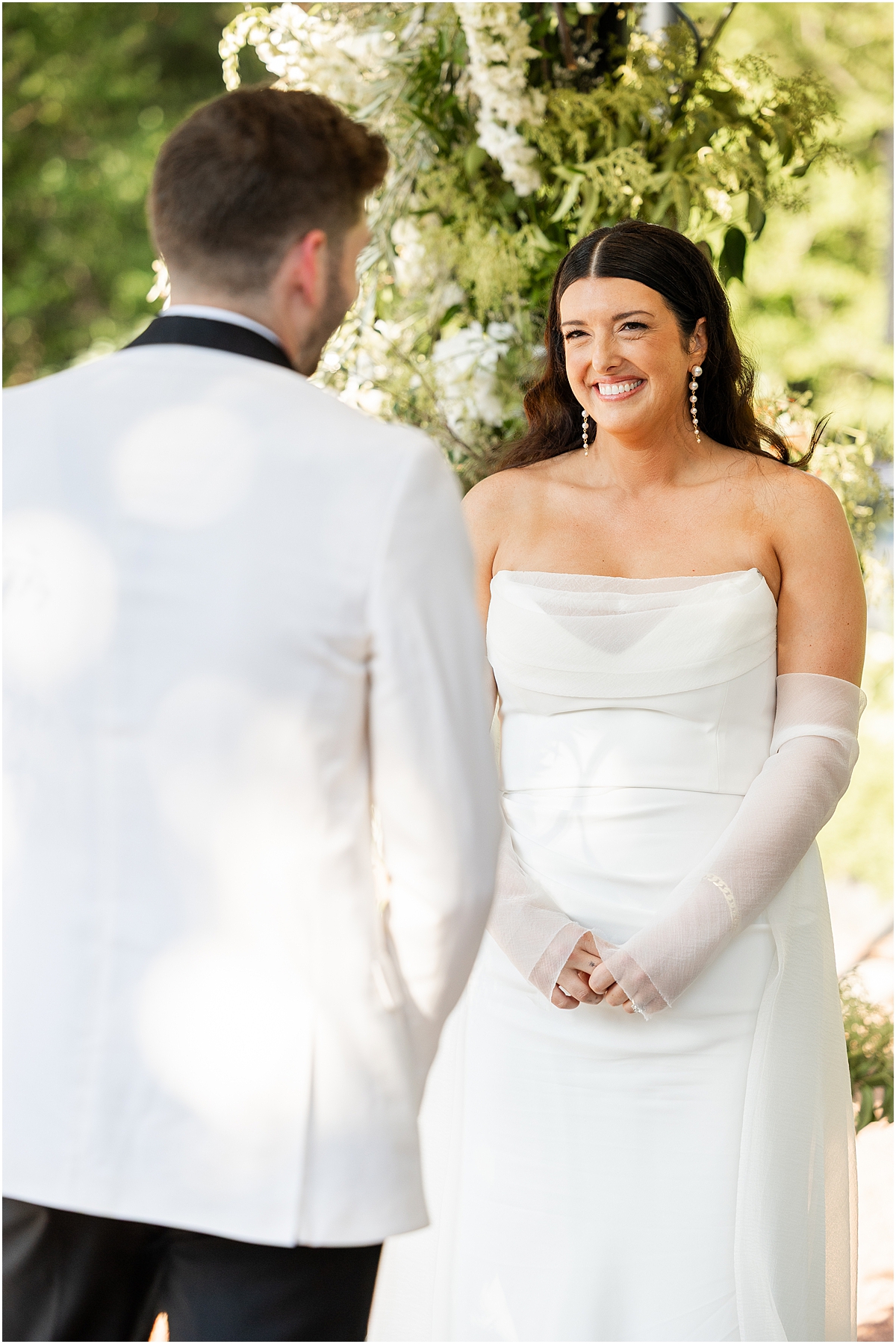 bride and groom during wedding ceremony