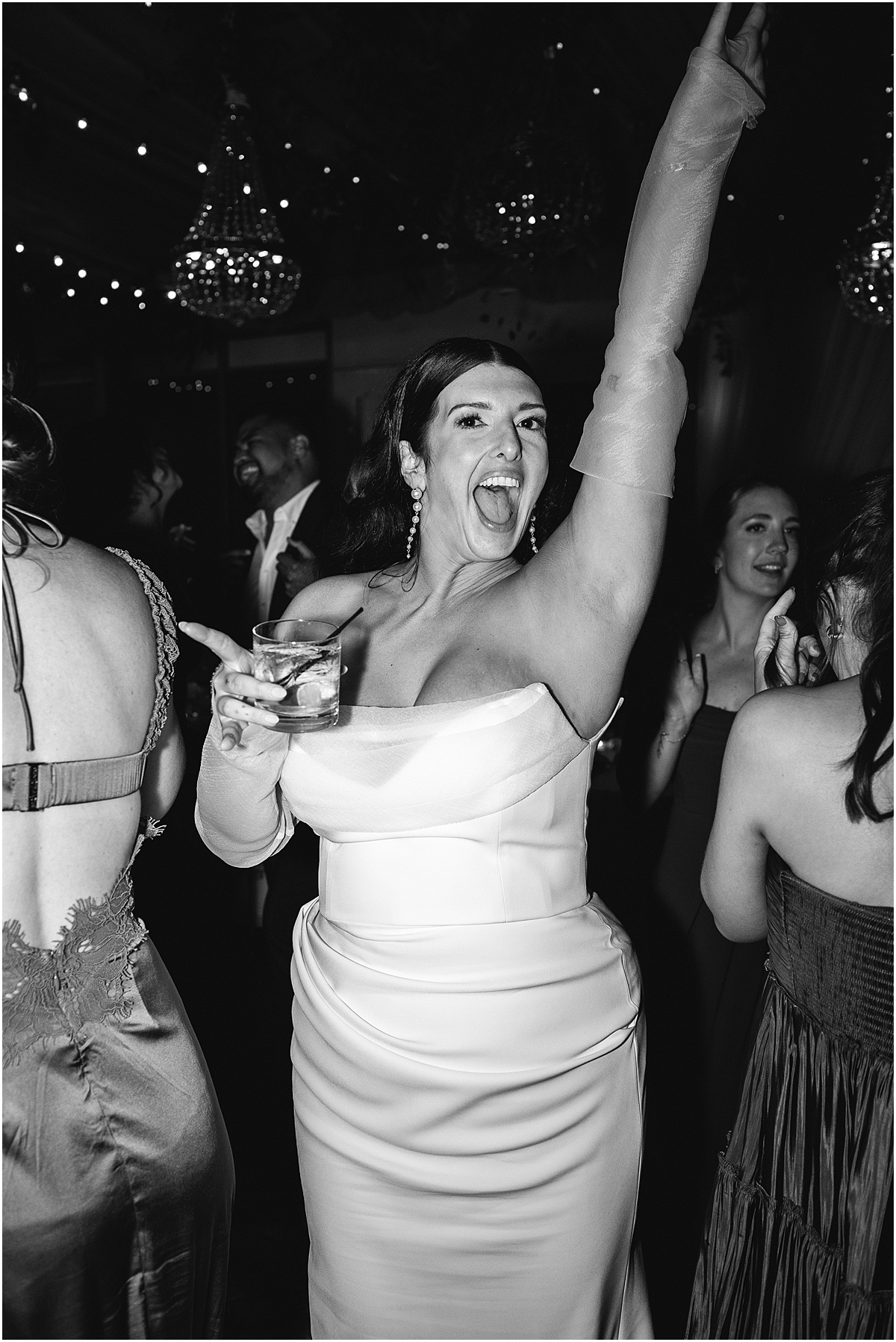 bride on dance floor