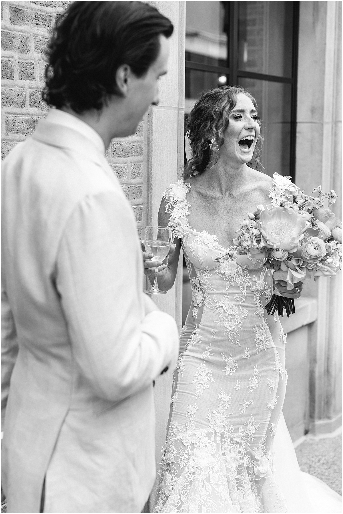 candid bride and groom photos