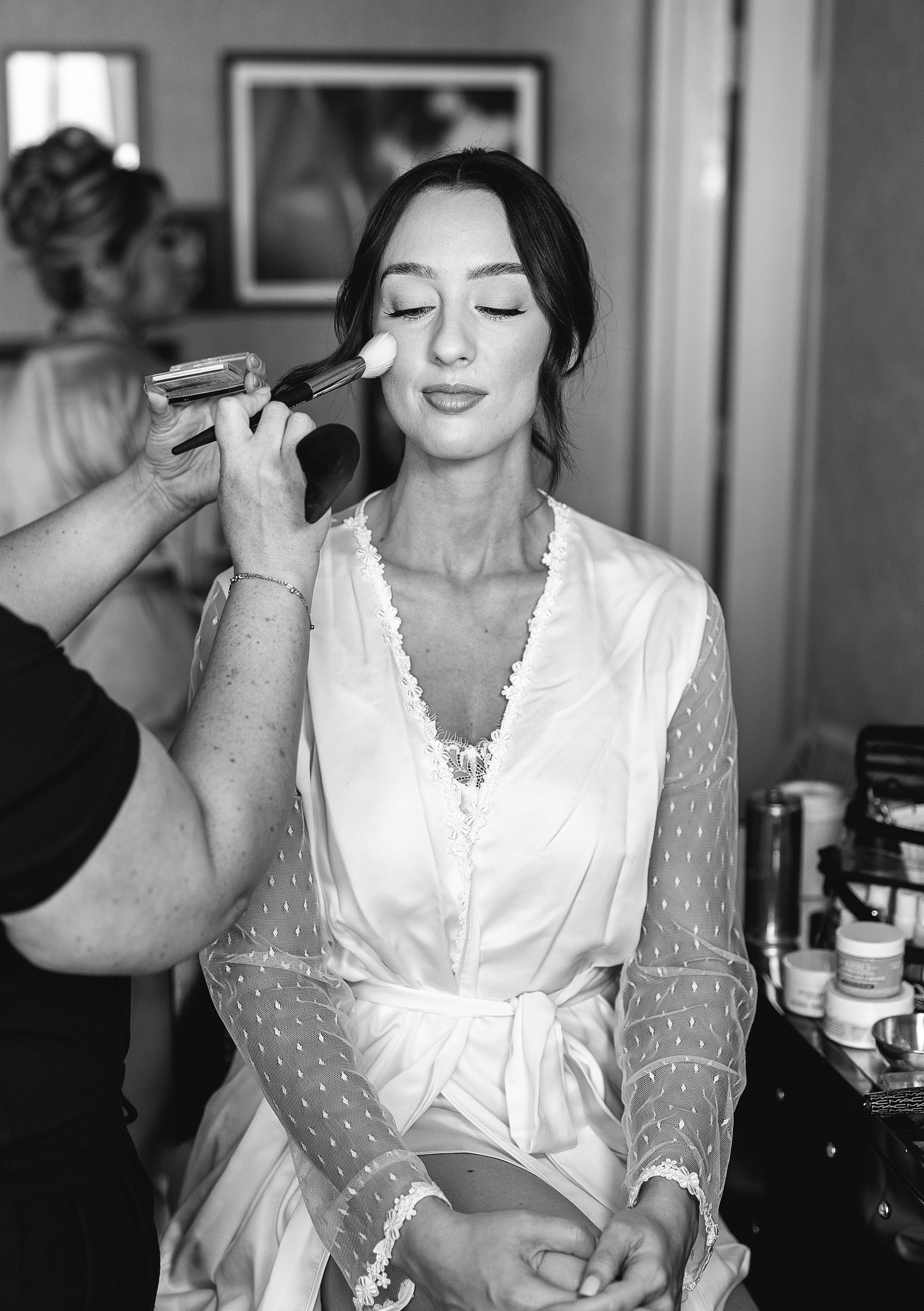 bride getting ready