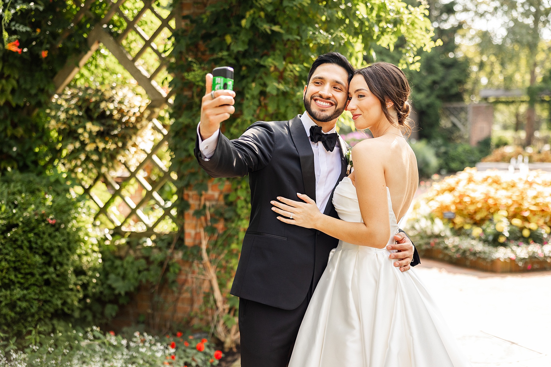Chicago Botanic Gardens Wedding  photos in Glencoe, IL