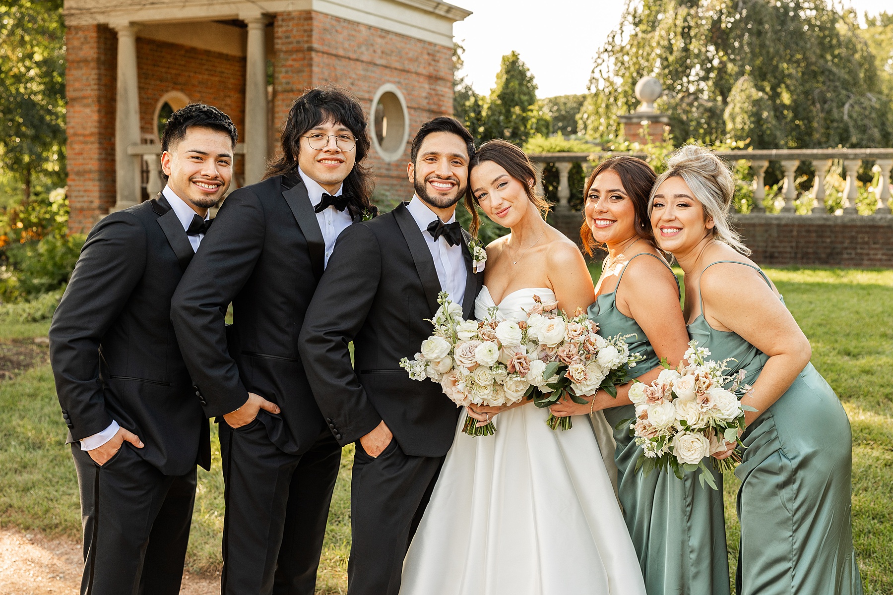 wedding party portraits 