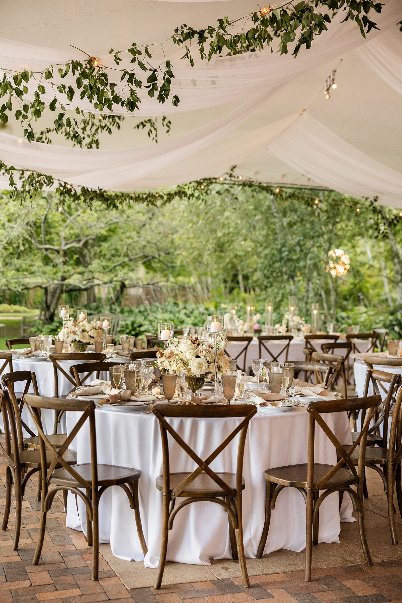 Chicago Botanic Gardens Wedding reception in Glencoe, IL