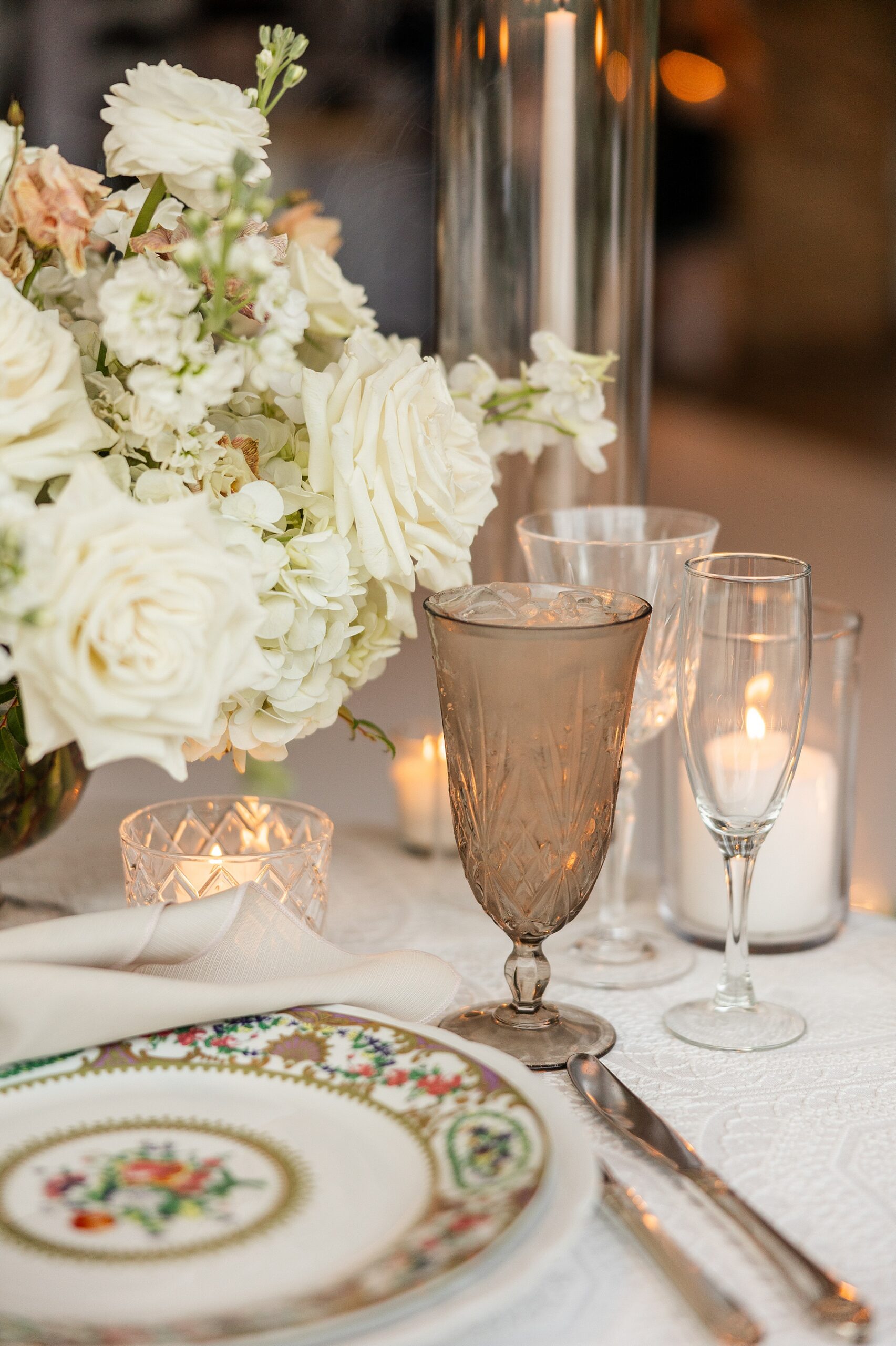 summer garden wedding reception details 