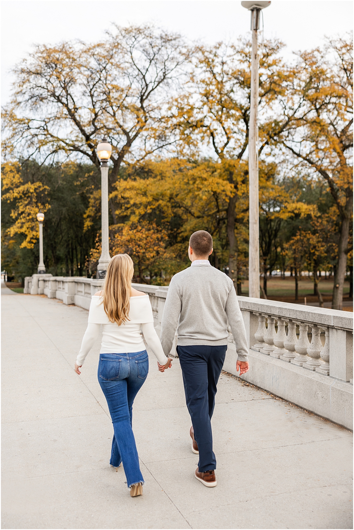 Grant Park engagement photos in Chicago 