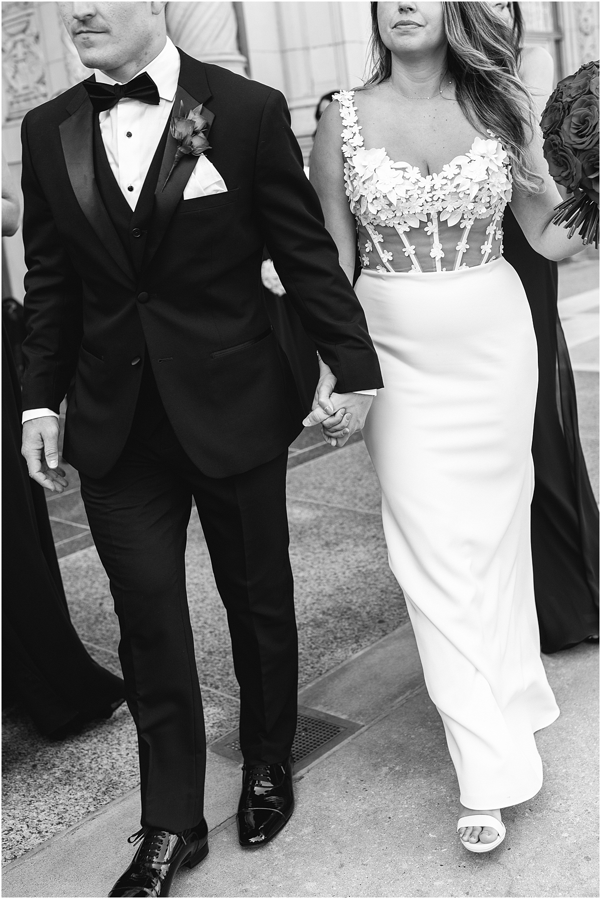 glamorous wedding portraits 