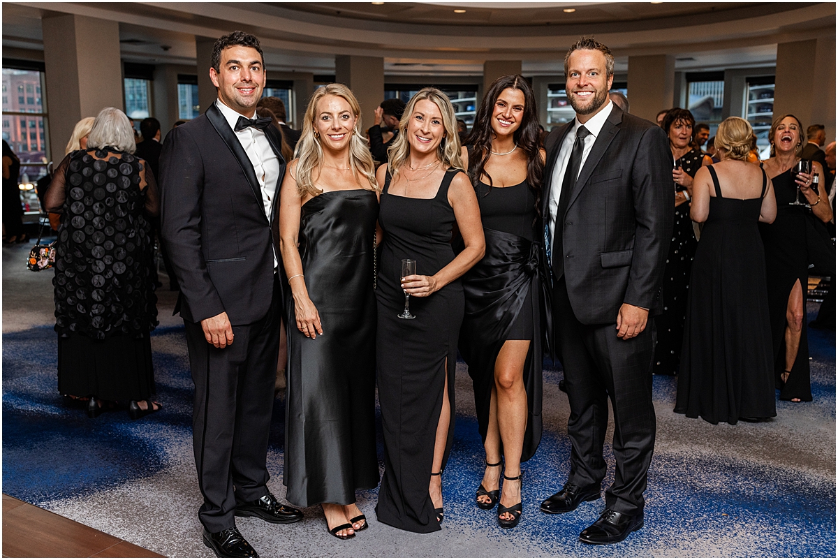 black tie wedding at Chicago Renaissance Hotel