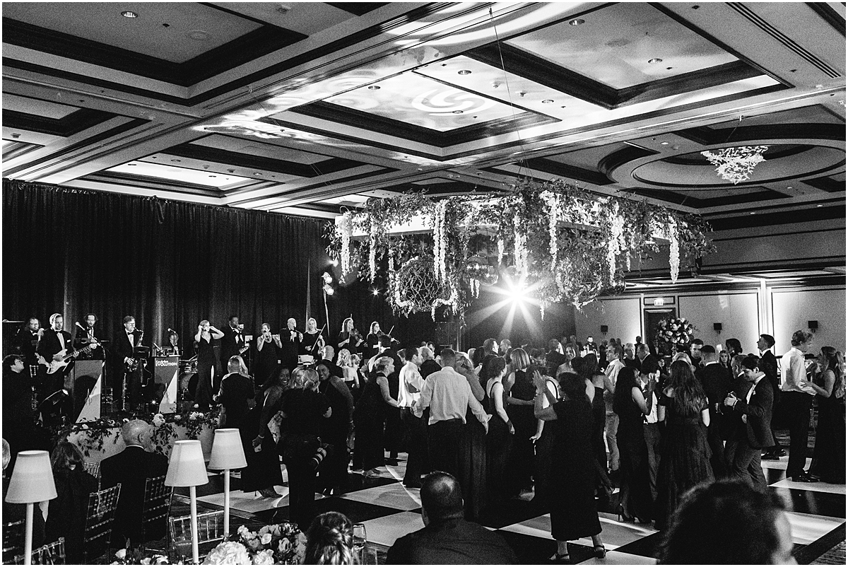 wedding reception at Chicago Renaissance Hotel