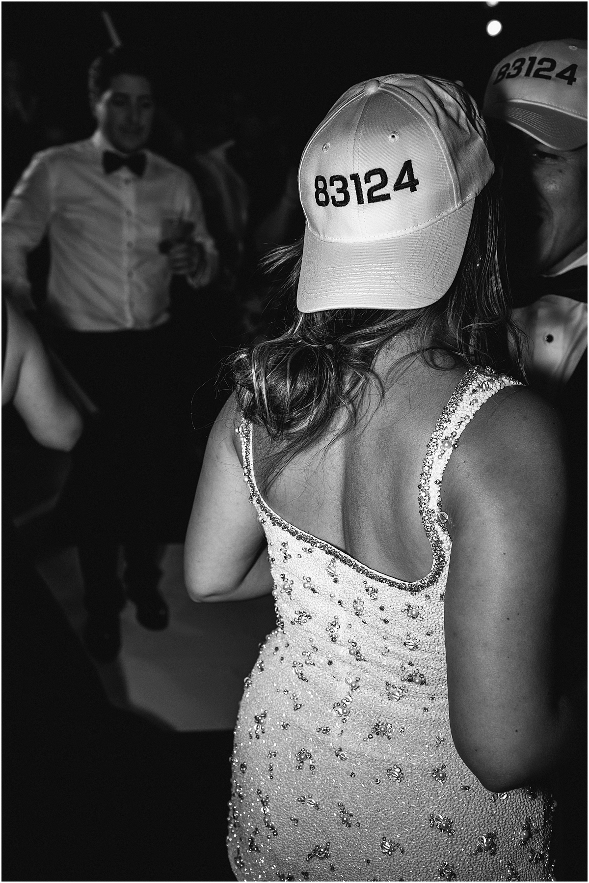 custom hats with wedding date